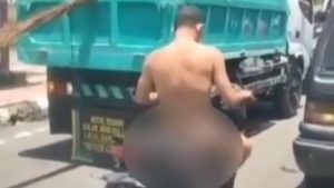 Viral! Polisi Telanjang Kendarai Motor di Bali, Polres Buleleng: Penyakitnya Kambuh! Alami Gangguan Jiwa