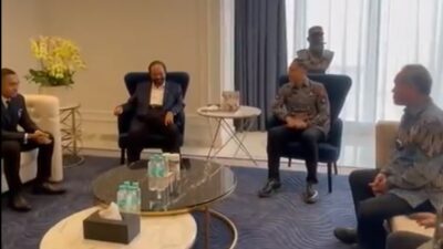 AHY Sambangi Surya Paloh, Sinyal Demokrat dan Nasdem Sepakat Dukung Anies Baswedan?