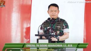 Ali Mochtar Ngabalin Tunjuk KSAD TNI Jenderal Dudung Jadi Ketua Dewan Pembina Bakomubin