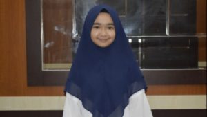 Bikin Bangga! Siswi Kelas 2 MTsN Andalan Pekanbaru Juara 1 MTQ Tijan Annur Qatar 2022