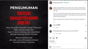 Peretasan Youtube Ganjar Pranowo, Pengingat Pentingnya Perkuat Keamanan Akun Medsos