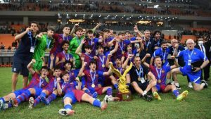 Xavier Moreno Bawa Barcelona U18 Kalahkan Atletico Madrid U18 1-0 dan Juara IYC 2021