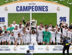 Hancurkan Espanyol 4-0, Real Madrid Juara Liga Spanyol 2021-2022