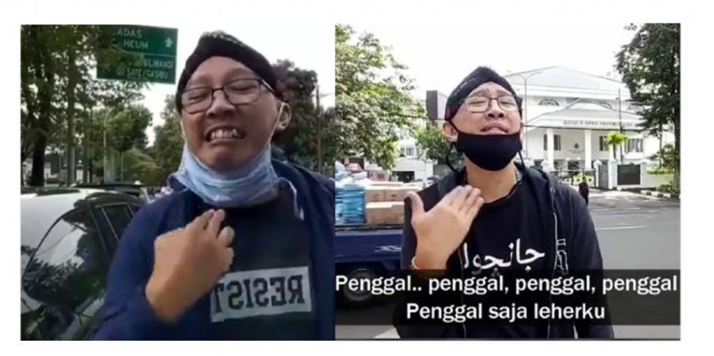 Viral! Video Abu Janda Tantang Orang Penggal Lehernya: Man Nih? Ditungguin Kagak Nongol!