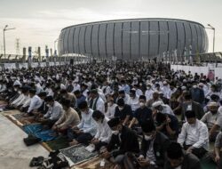 Momen Kemeriahan Shalat Idul Fitri di JIS Jadi Sorotan Media Jerman