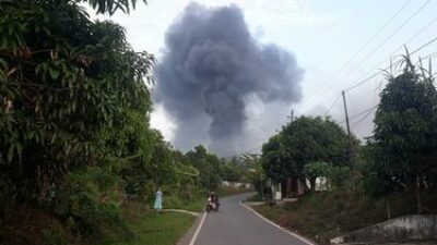 Pipa Gas Pertamina di Prabumulih Bocor dan Meledak, Pasutri Luka Bakar