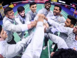 Reaksi India Tembus Final Piala Thomas Pertama Kalinya: Joget Hingga Serbu Lapangan