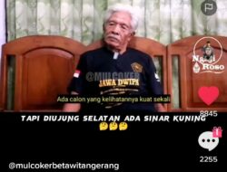 Ditanya Soal Pilpres 2024, Mbah No Prediksi Sinar Kuning Dari Selatan Kalahkan 3 Capres Unggulan