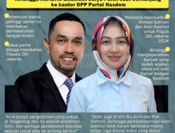 Duet Airin-Ahmad Sahroni Untuk Hadang Gibran di DKI Jakarta