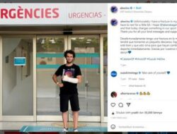 Pergelangan Tangan Alex Rins Patah Usai Kecelakaan di MotoGP Catalunya 2022