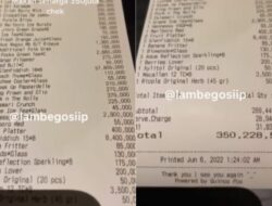 Geger Struk Makan di Restoran Jakarta Habis Rp 350 Juta, Warganet: Bisa Bangun 10 Cabang Warteg