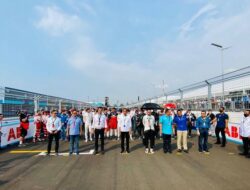 Ketika Jokowi, Puan, Anies, Bamsoet Duduk Sejajar Nonton Formula E Jakarta