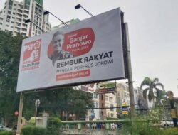 Billboard PSI Dukung Ganjar Capres 2024 Bertebaran di Jakarta