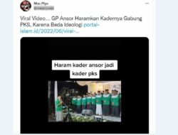 Viral! Video GP Ansor Haramkan Kadernya Gabung ke PKS