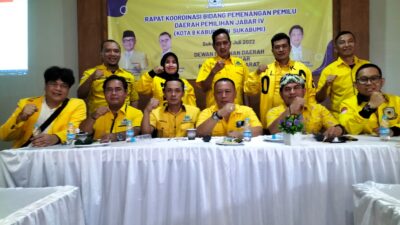 Targetkan Airlangga Menang Pilpres 2024 di Sukabumi, Golkar Jabar Gelar Rakorda Nanglu