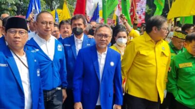 KIB Daftar Bareng ke KPU, Soliditas Partai Golkar, PAN dan PPP Makin Terjaga