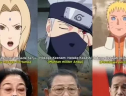 Cocoklogi: Disamakan Dengan Konoha, 7 Presiden Indonesia Disejajarkan Dengan Para Hokage
