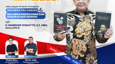 Bambang Soesatyo Hadiahkan Buah Pemikirannya Dalam Dua Karya Buku Untuk HUT RI Ke-77