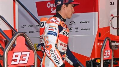 Marc Marquez Kesakitan Saat Tes Tengah Musim di Misano, Batal Comeback di MotoGP Aragon 2022?