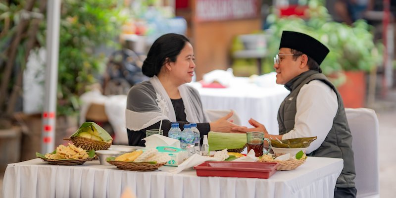 Makan Pecel Bareng Cak Imin, Puan: Kami Sadar Kapan Waktunya Bertanding ...