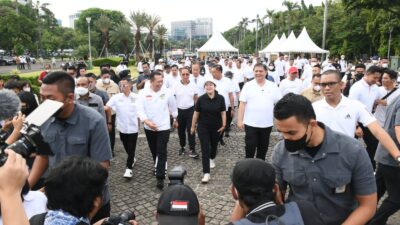 Bamsoet Dampingi Airlangga Hartarto Bertemu Puan Maharani, Bahas Pemilu 2024?