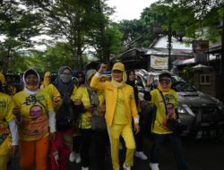 Ribuan Masyarakat Sukabumi Meriahkan Jalan Sehat HUT Ke-58 Partai Golkar