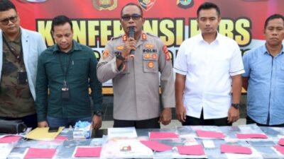 Polisi Ringkus 12 Anggota Sindikat Peretas Spesialis Nasabah BRI di Lampung