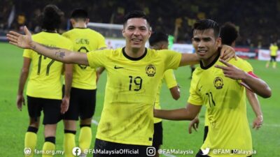 Sergio Aguero Cetak Gol, Malaysia Menang Telak 5-0 Atas Laos di Piala AFF 2022