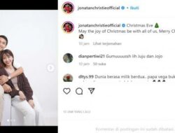 Rayakan Natal, Jonatan Christie Pamer Kemesraan Bersama Kekasihnya Shania Junianatha
