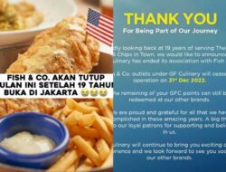 Usai 19 Tahun Berdiri, Restoran Seafood ‘Fish and Co’ di Indonesia Bakal Tutup