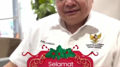 Airlangga: Natal dan Tahun Baru Jadi Momentum Kebangkitan Nasional Rakyat Indonesia