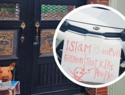 Islamofobia! Warga Daegu Taruh 3 Kepala Babi di Depan Masjid