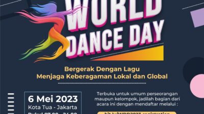 KSBN Rilis Logo Event World Dance Day, Bakal Digelar di Kota Tua Jakarta