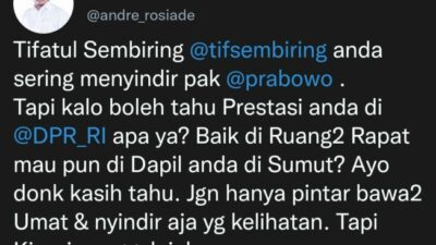 Skakmat Tifatul Sembiring Yang Kerap Sindir Prabowo, Andre Rosiade: Kinerja Enggak Jelas!