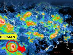 Waspada! Siklon Tropis Herman Bergerak Mendekati Selatan Indonesia