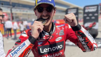 Menang Sprint Race MotoGP AS 2023, Francesco Bagnaia: Ini Salah Satu Hari Terbaik Saya