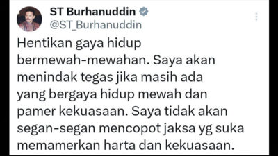 Jaksa Agung ST Burhanuddin: Hentikan Pamer Harta Atau Saya Copot!