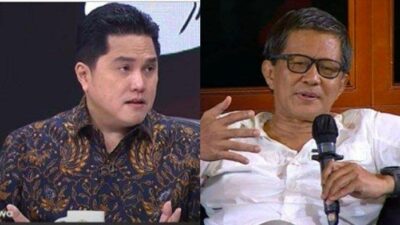 Tak Setuju Erick Thohir Cawapres Ganjar, Rocky Gerung: PDIP Takut kasusnya Dibongkar