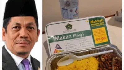 Isinya Hanya Nasi Kuning Teri Kacang, Iskan Qolba Lubis Kritik Menu Sarapan Jamaah Haji
