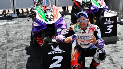 Finis Ke-2 di MotoGP Italia 2023, Jorge Martin Kesulitan Taklukkan Francesco Bagnaia