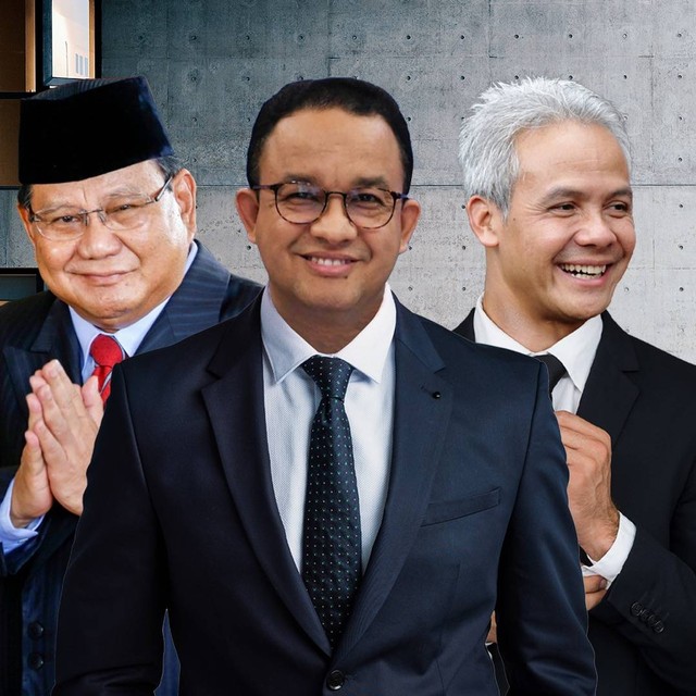 Survei IPO: Elektabilitas Prabowo Tertinggi, Anies Naik Salip Ganjar ...