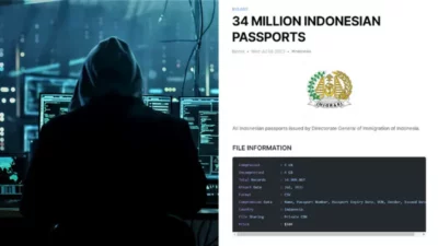 Hacker Bjorka Obral Murah 34 Juta Data Paspor Orang Indonesia di Dark Web