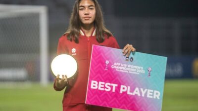 Claudia Scheunemann Jadi Pemain Terbaik dan Top Skor Piala AFF U19 Wanita