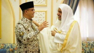 Bertemu Anies Baswedan di Jeddah, Sekjen Liga Muslim Dunia Tersenyum Gembira