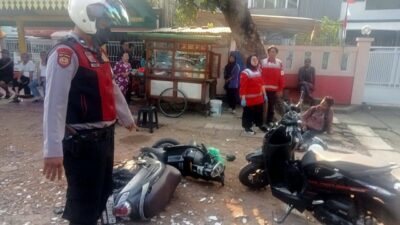 Polisi Ancam Pidanakan 7 Pemotor Lawan Arah Yang Ditabrak Truk di Lenteng Agung