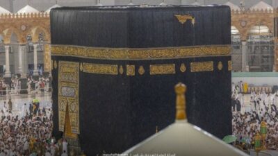 Hujan Deras dan Angin Kencang Melanda Masjidil Haram, Mekkah