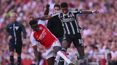 Dramatis! 2 Gol Injury Time Bawa Arsenal Tumbangkan Manchester United 3-1