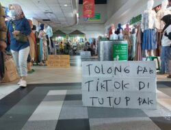 Pedagang Pasar Tanah Abang Demo Desak Menkop UKM Teten Tutup TikTok Shop