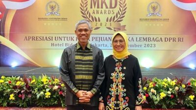 Politikus Perempuan Asal Kaltim, Hetifah Raih MKD Award 2023 Dari DPR RI