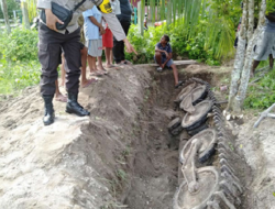 Viral! Warga Sarmi Papua Temukan Tank Bekas Perang Dunia II Saat Gali Selokan Air